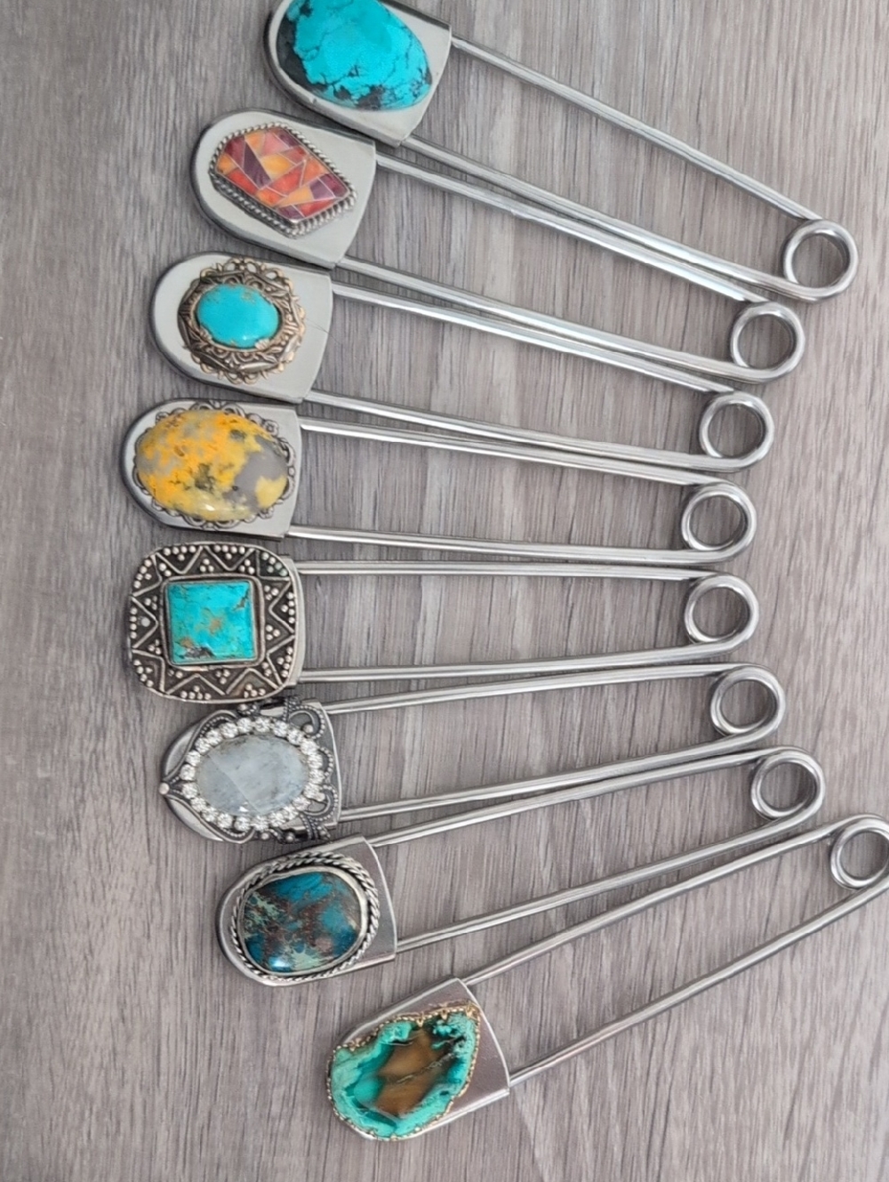 Silver Artisan Pin Clasp